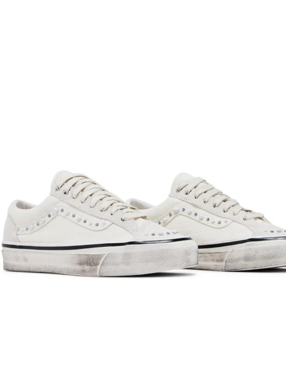 WORN ONCE- Vans Old Skool 36 LX’ Pearlized Pack Marshmallow